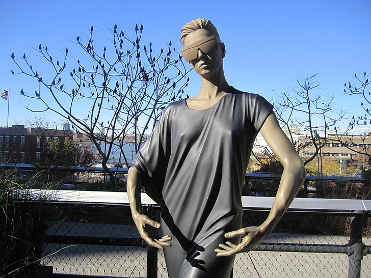New york, statue, Park lane