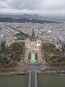 Paryžius, Eifelio bokštas, bokštas, turizmo, kelionė, Miestas, Paryžius rudenį