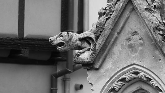 gura de scurgere, gotic, Franţa, arhitectură gotică
