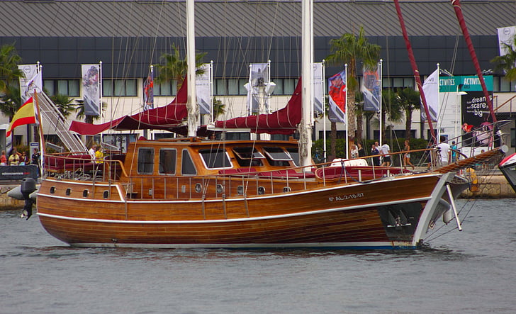 boat, craft, wood, port