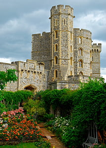 Zamek Windsor, HDR, Zamek, Windsor, atrakcją, UNESCO