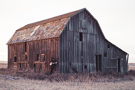 abandoned, architecture, barn, building, cabin, decay, farm