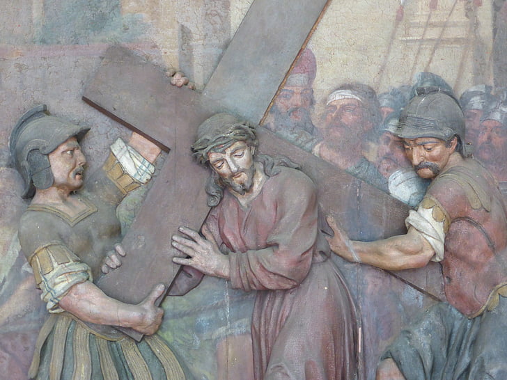 Saint christophorus, Kip, Relief, kiparstvo, Slika, kamen, kamnita skulptura