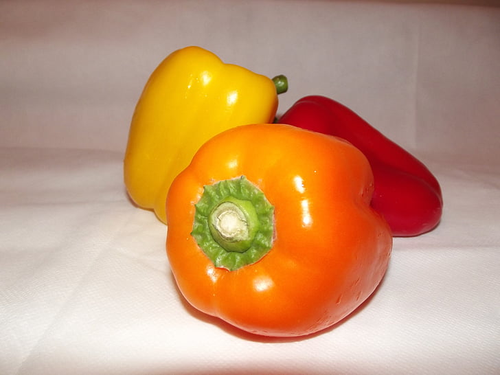 red, pepper, yellow, orange, bell, peppers