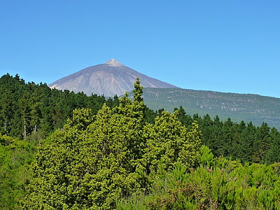 Kanári-szigetek, vulkán, Teide, Tenerife, természet, Spanyolország, hegyi