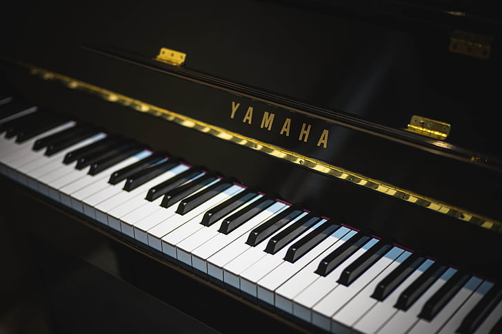 fortepian, Yamaha, fortepian, Muzyka, grandpiano, klawiatury, instrument muzyczny