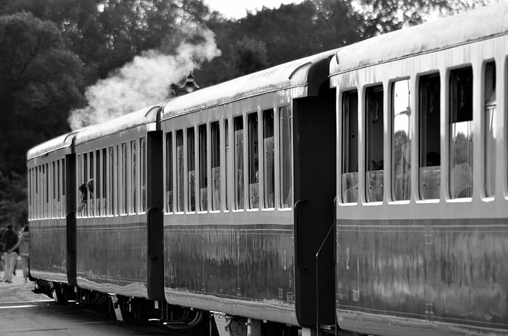Zug, Lokomotive, ehemalige, Dampflokomotive, Track, Dampfzug, SNCF