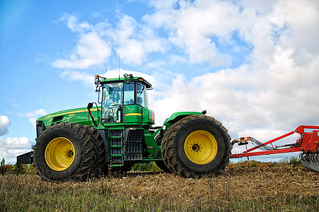 traktori, põllumajandus, talu, roheline, põllumajandus, põllumajandustootja, maaelu