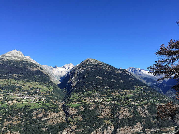 Šveicarija, kalnų, Gamta, Alpių, Matterhorn, sniego, Cerma