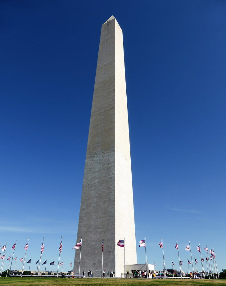 monument, nål, Obelisk, Washington, Memorial, Washington Monument - Washington Dc, Washington dc