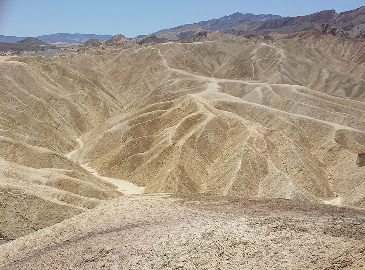 Death valley, månelandskab, Hot, natur, ørken, tør, USA