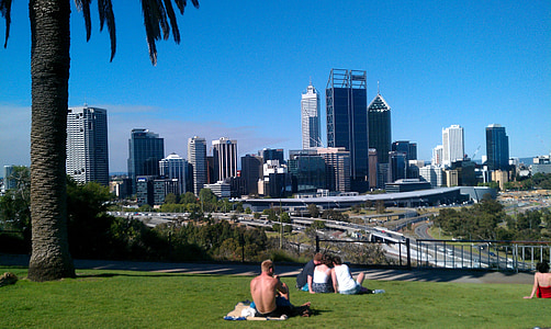 Perth, Rietumu Austrālija, pilsēta, parks, ārpus telpām, cilvēki