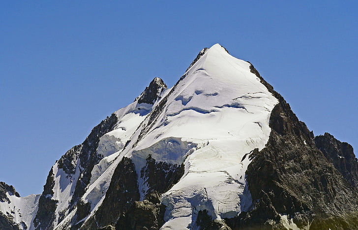Švicarska, Piz rosegg, Bernina Alpe, Rhätikon, Engadin, Graubünden, 4000m