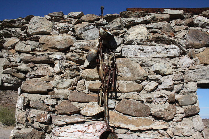 美国, 亚利桑那州, quartzsite, 掘金, 从历史上看, 废墟