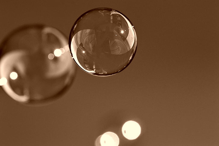 мильні бульбашки, барвистий, кулі, мильною водою, зробити мильних бульбашок, Float, дзеркальне відображення