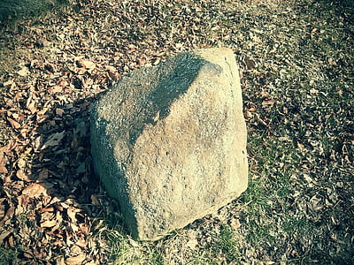 piedra, piedras, jardín, distancia, steinig, regordete