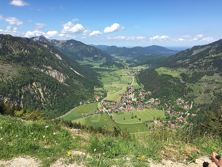 Bavaria, leitzachtal, Bayrischzell, munte, natura, vara, peisaj