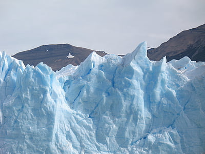 グレイシャー, ペリト ・ モレノ氷河, 冷凍, 風景, 自然
