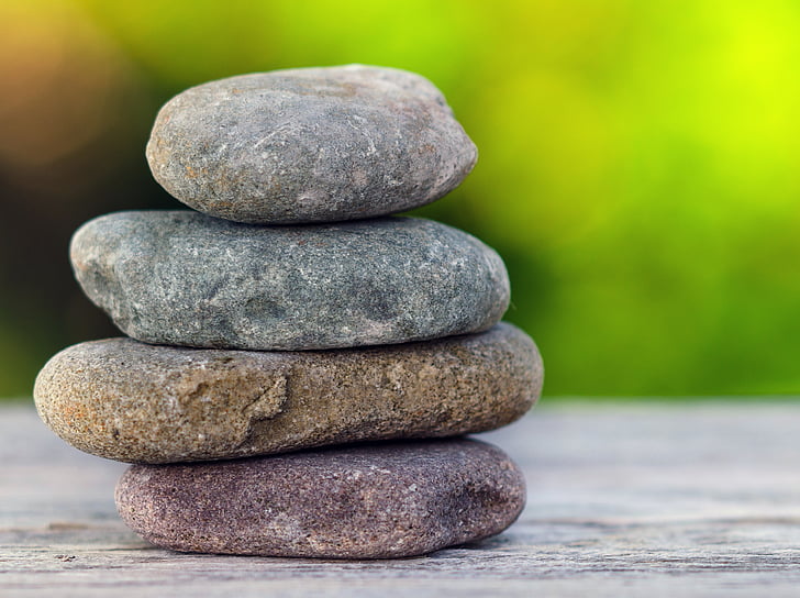 stones, pile, rock, nature, stack, balance, relaxation