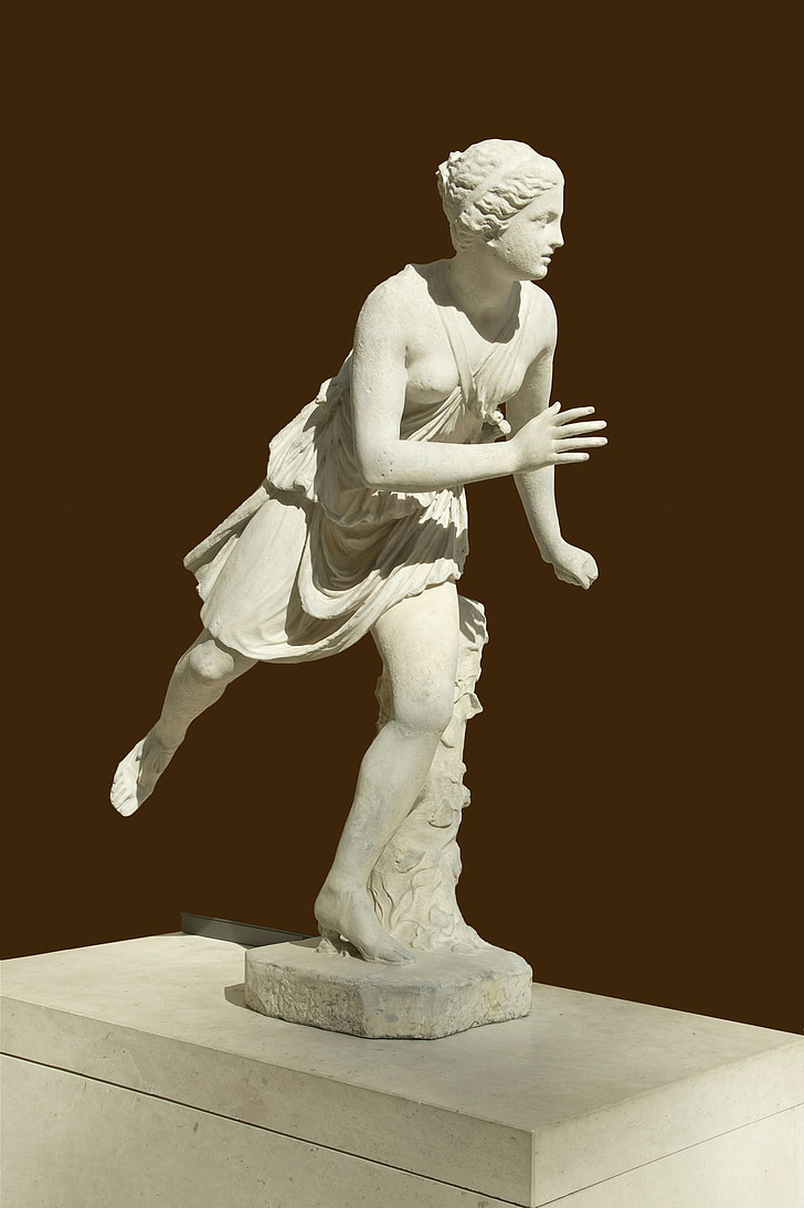 Atalanta, beeldhouwkunst, Figuur, Museum, historische, standbeeld, illustraties