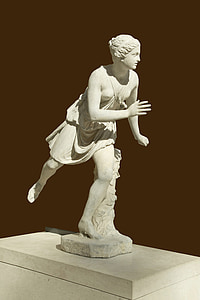 Atalanta, skulptur, figur, Museum, historiske, statue, illustrationer