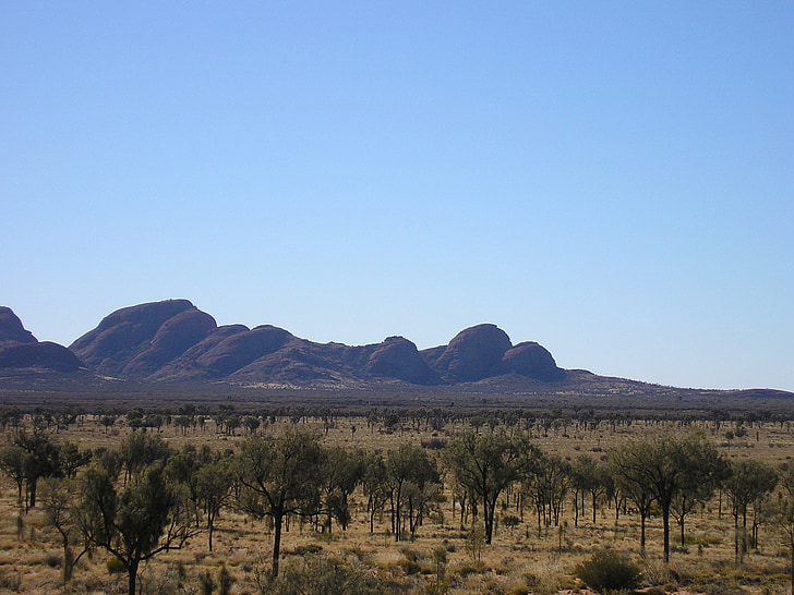 Kata tjuta, OutBack, öken, Australien, Australian outback