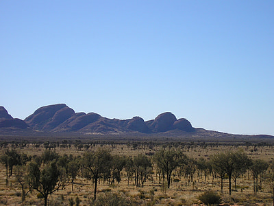 a Kata tjuta, Outback, sivatag, Ausztrália, Ausztrál vadonban