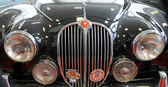 Oldtimer, jaguar, clàssic, automoció, vehicles, Automòbil de cotxes d'època, auto
