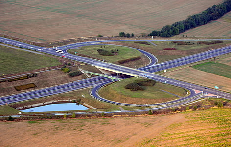 m60 motorway, highway 58, intersection, pagan, pecs, baranya