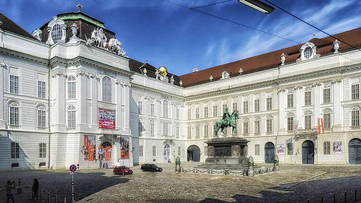 Viena, Austria, ciudad, urbana, edificio, estructura, estatua de
