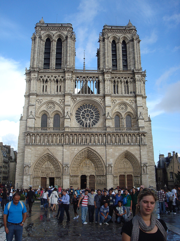 Notre dame, kostel, Paříž