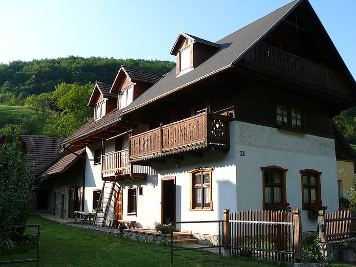 old, house, history