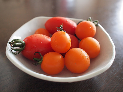 tomat, sommar, uppfriskande, mat, grönsaker, fräschör, vegetabiliska