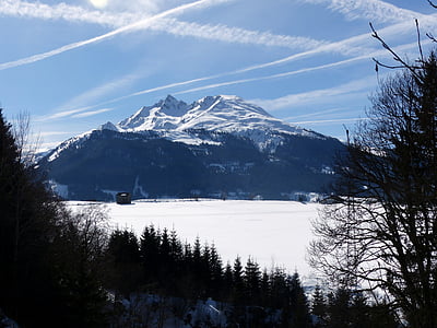 invernale, Alti Tauri, montagne, pihapper, paesaggio, neve