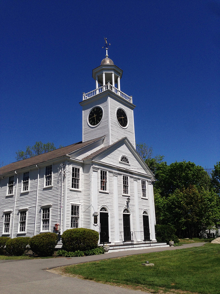 kyrkan, arkitektur, Massachusetts, nya, England, Parish, religiösa