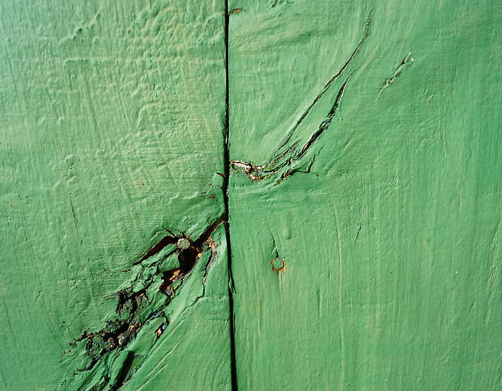 zielony, drewno, drewniane ściany, ziarna, stary, tło