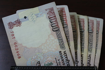 moeda, moeda corrente Indian, Rupee de, Rupia indiana, dinheiro, banco, das finanças