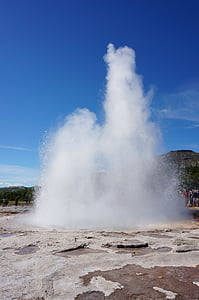 Islanda, Isola, geyser, Fry, in eruzione, molla calda, vapore