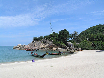 barca, Tailandese, spiaggia, Thailandia, Viaggi, Asia, Tropical