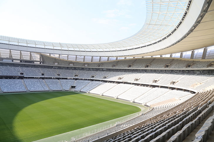 fotbollsstadion, sitta, Stadium, sätesrader, Auditorium, åskådarläktare, Kapstaden
