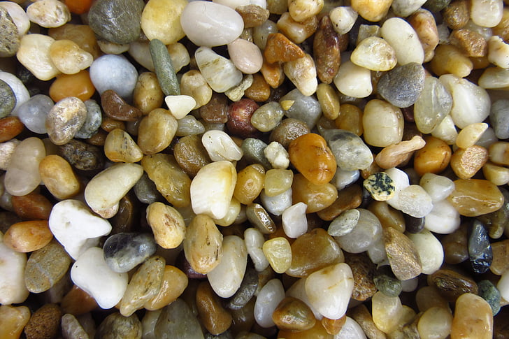 πέτρες, βότσαλο, πολύχρωμο, πολλά, μικρό, μοτίβο, φόντο