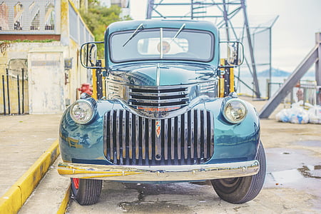 Oldtimer, autó, jármű, retro, Vintage, teherautó, régi teherautók
