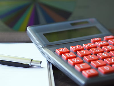 calculator, calculation, insurance, finance, accounting, pen, investment
