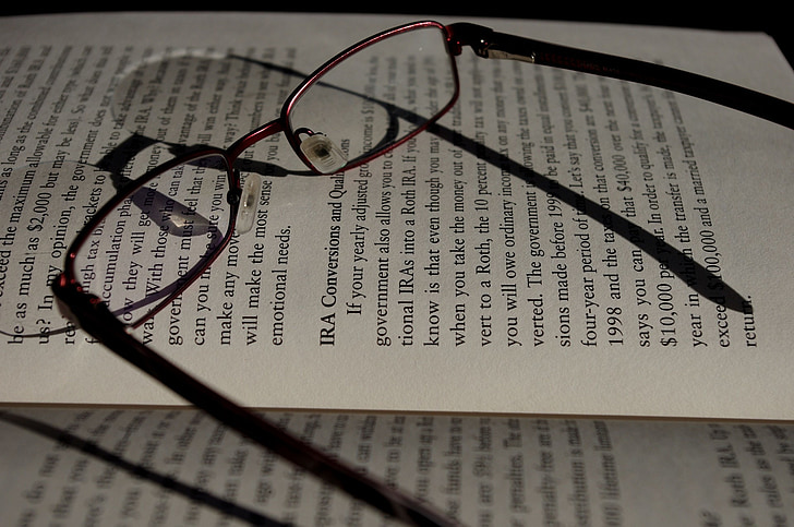 อ่าน, แว่นตา, อ่าน, หนังสือ, เก่า, ตา, เหนื่อย