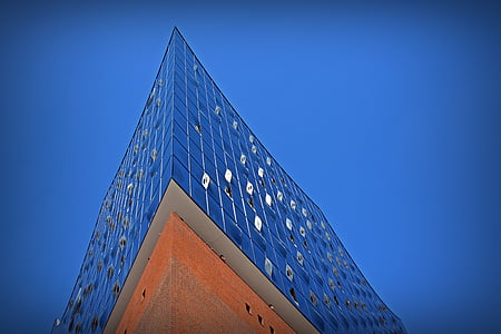 Elbe-Philharmonie, Hamburg, Hafen-city, Architektur, moderne, Wahrzeichen, Gebäude