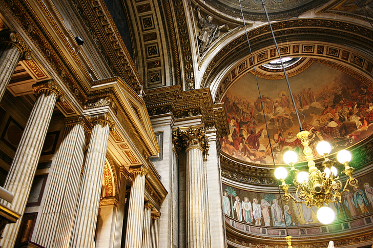 Madeleine, kirke, kolonner, Paris
