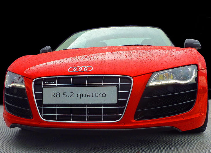 κόκκινο, Audi, r, quatrro, σπορ αυτοκίνητο, Audi quattro, Auto