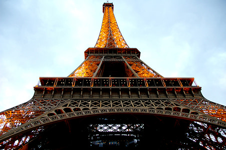 tower, eiffel tower, architecture, building, eiffel, the design of the, view
