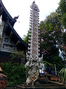 skulptūra, Danielius, Chiangmai, Tailandas