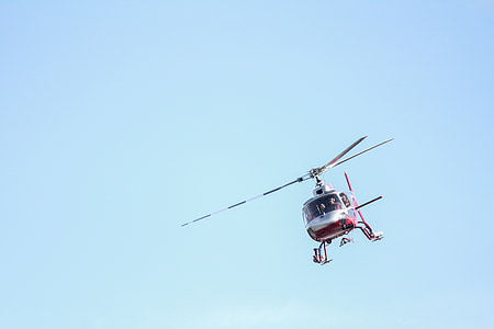 vrtuľník, Aljaška, let